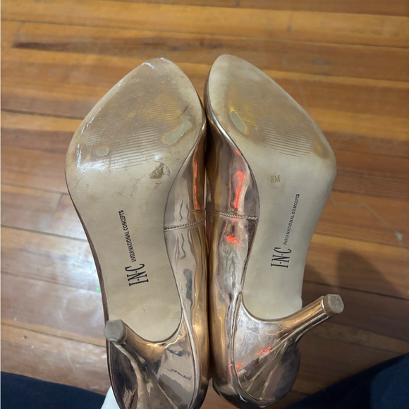INC Concepts Rose Gold Metallic Pumps - Picture 5 of 5